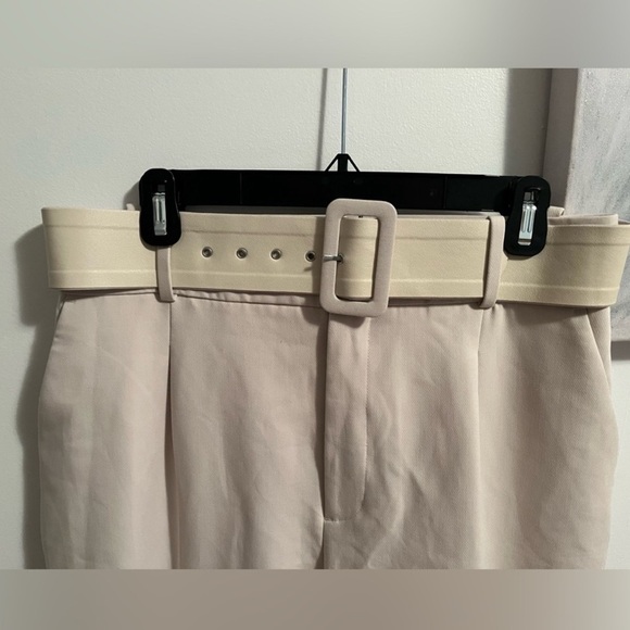 Zara high waisted belted pants- Large NWOT - Picture 8 of 10